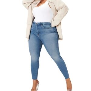 Good American Good Legs High Rise Stretch Jeans Sz 22